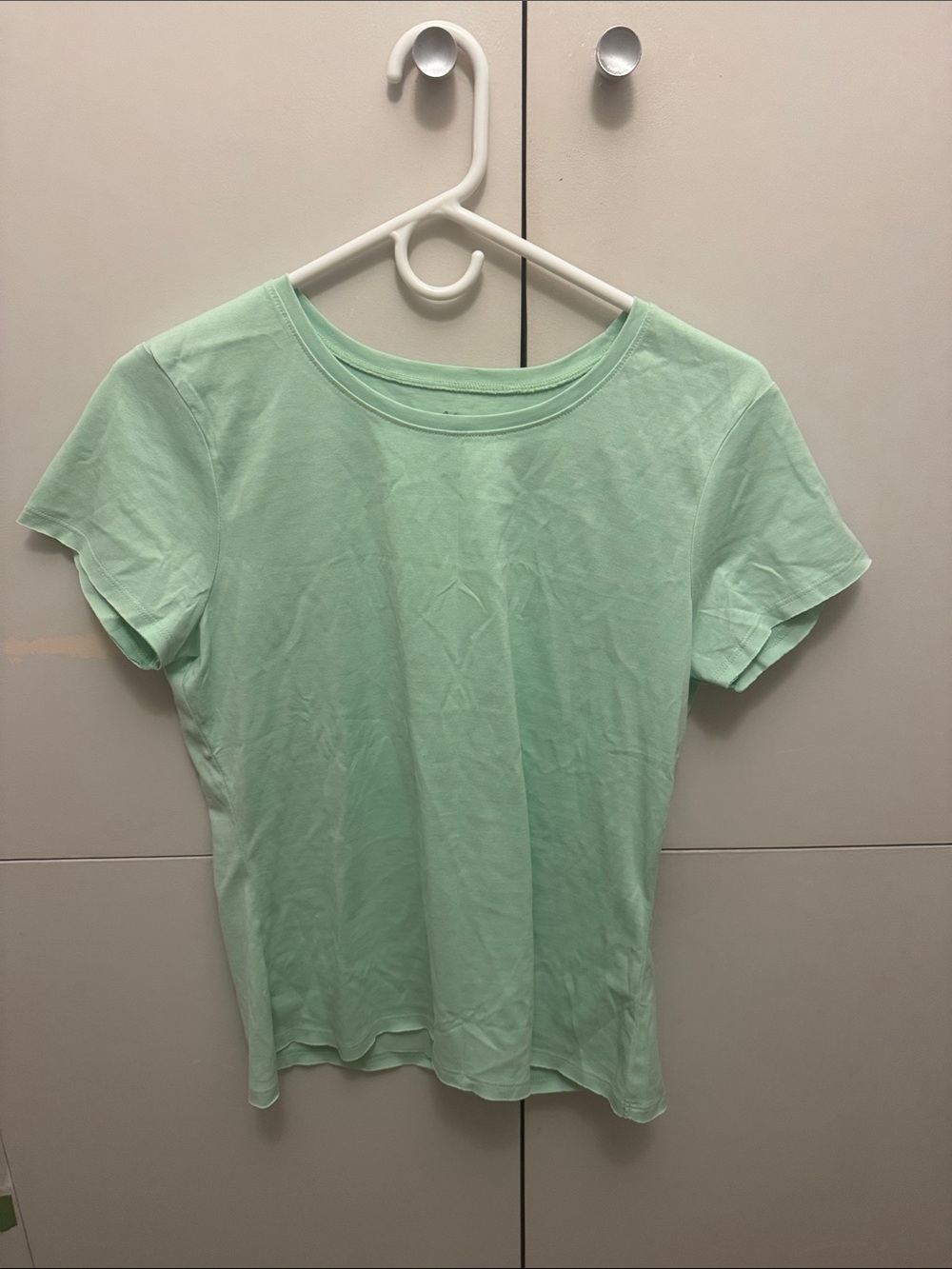 JJill Classic Women's Crewneck Tee - Mint Green - M